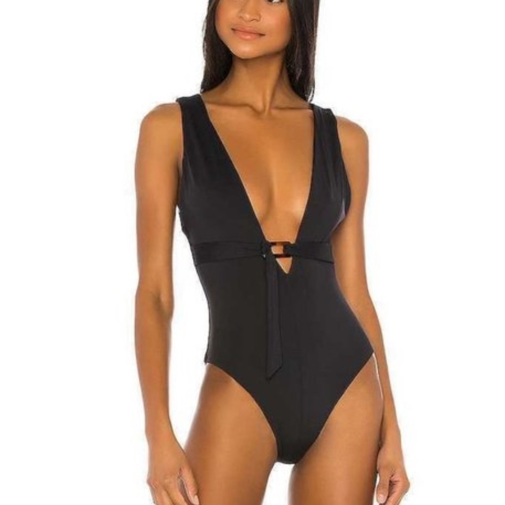 TAVIK Cindy Plunge Neck One-Piece Swimsuit